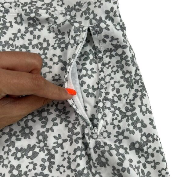 G/Fore Floral Golf Mini Skort With Pockets Grey Size XS - Picture 5 of 7